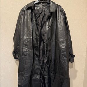 Fashion Nova Black Trench Coat